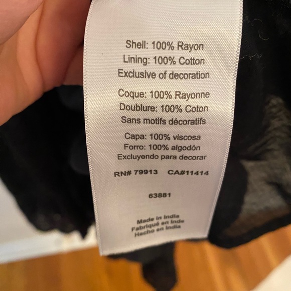 Pea in the Pod Maternity Dress black eyelet DVF - Picture 4 of 4